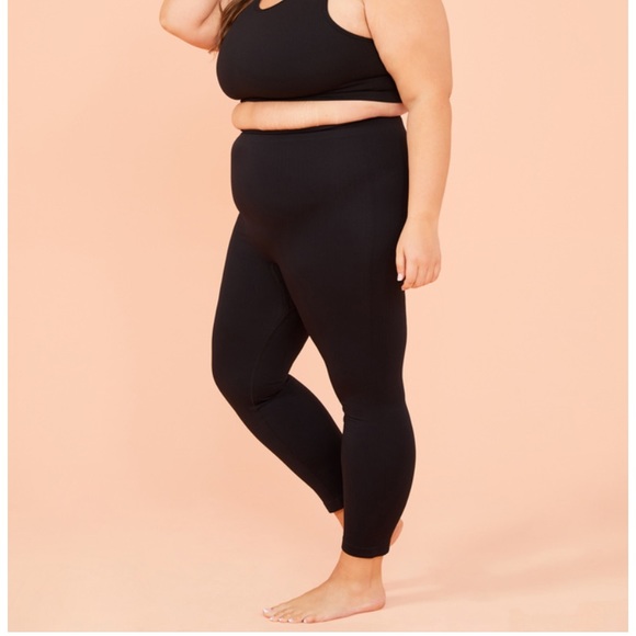 ✨ NWT ✨Arula Ribbed High Waisted Leggings Size A / 1X - Picture 2 of 8